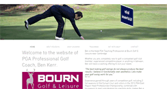 Desktop Screenshot of benkerrgolf.co.uk